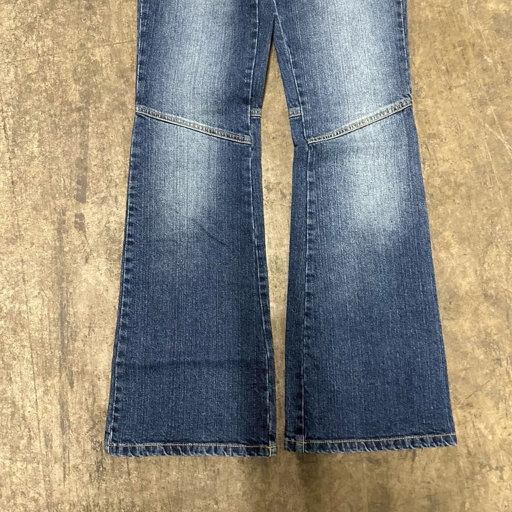 Y2K Rocawear bedazzled Deadstock flare jeans blue juniors 7 - Picture 6 of 7